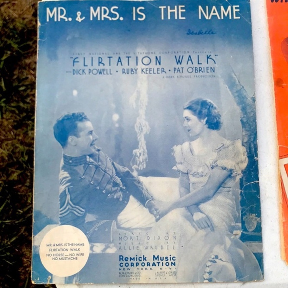 Vintage Original Sheet Music Bundle of 6 Including And they Called it Dixieland